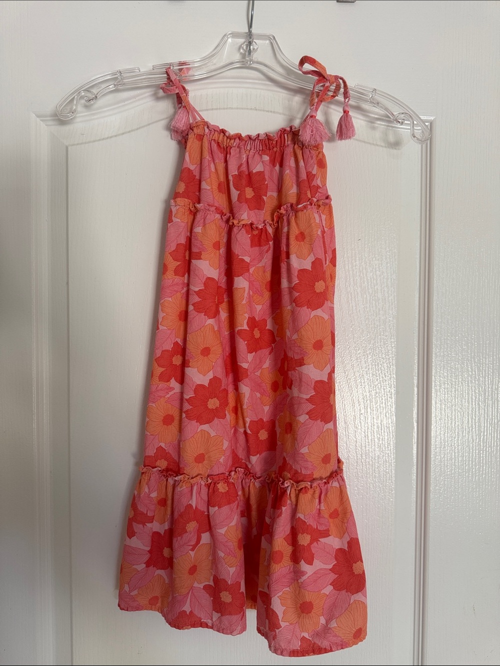 Feather 4 Arrow Kids' Solstice Tiered Cotton Gauze Sundress 2T Lilac Orange